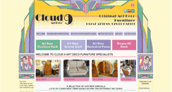 Desktop Screenshot of cloud9artdeco.co.uk